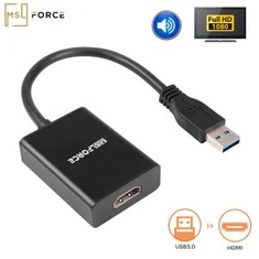 USB3.0 до HDMI 1080 @ 60hz адаптер без задвижване