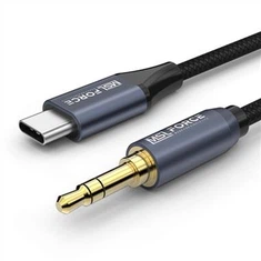 USB TYPE-C мъжки към 3.5 мм аудио мъжки кабел 1m